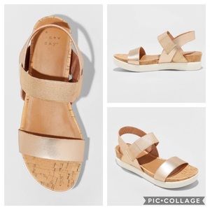 NWOT: A New Day Women’s 11 Rose Gold Sandals!